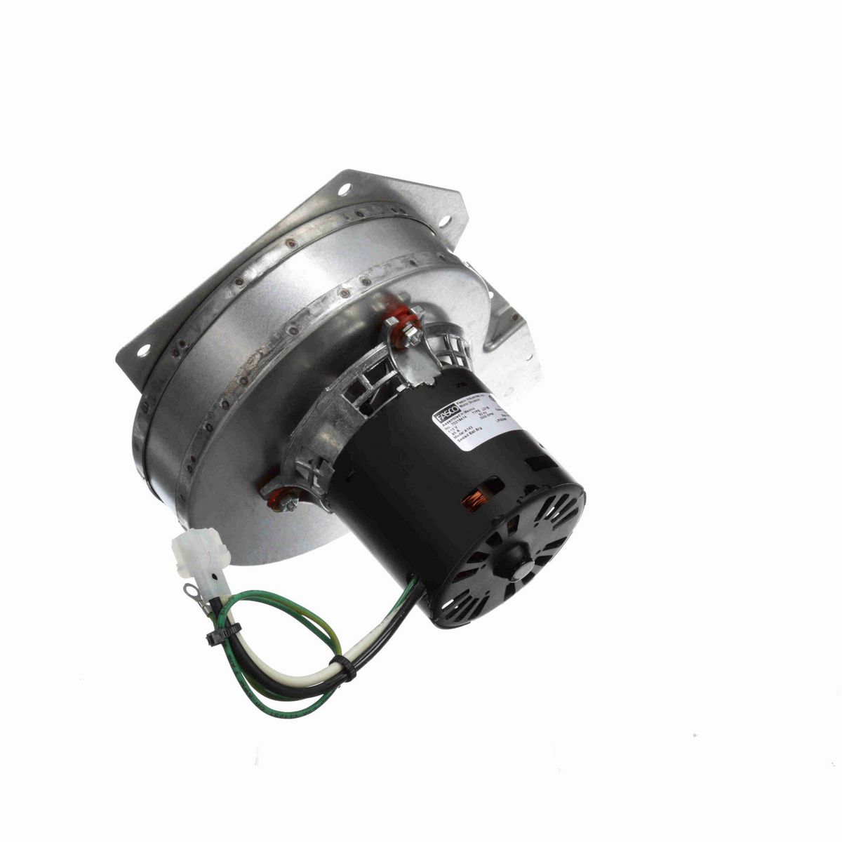 Rectangular Outlet Shaded Pole OEM Replacement Draft Inducer Blower, 115 Volts, Flange: No - A143