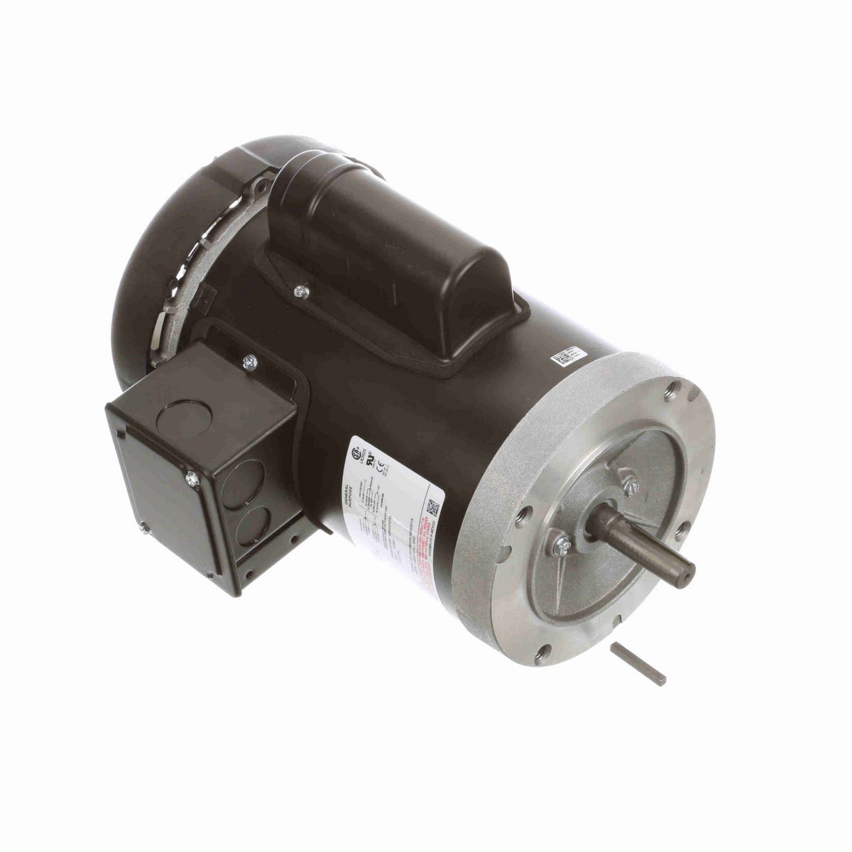 General Purpose Motor, 1 HP, 1 Ph, 60 Hz, 115/208-230 V, 1800 RPM, 56C Frame, TEFC - C926V1