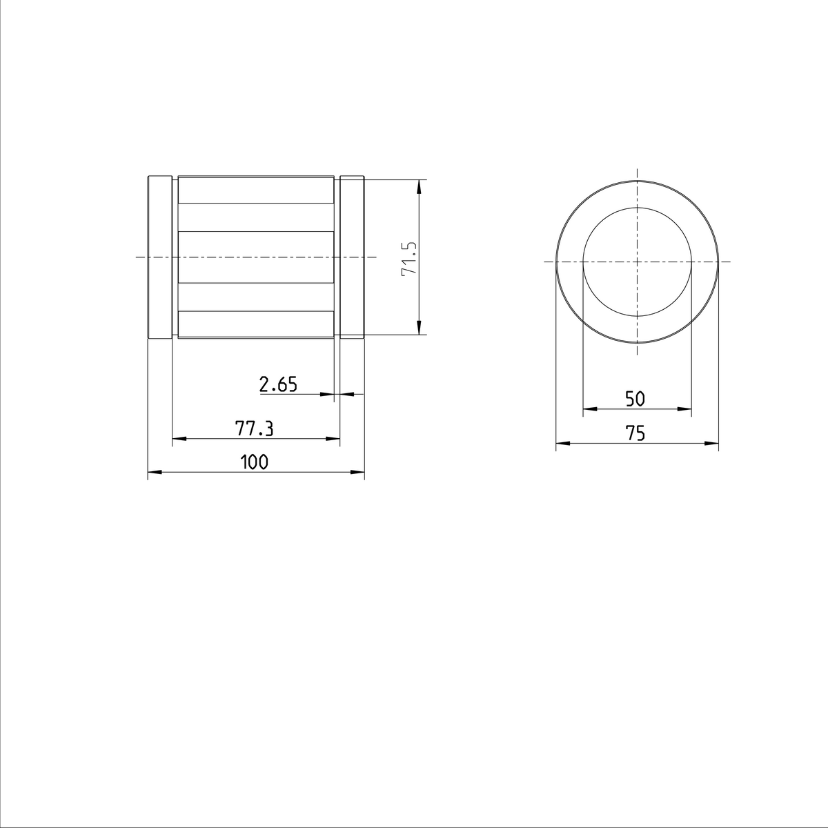 Суперлинейная втулка Bosch Rexroth KBA-50-D [R067015040]