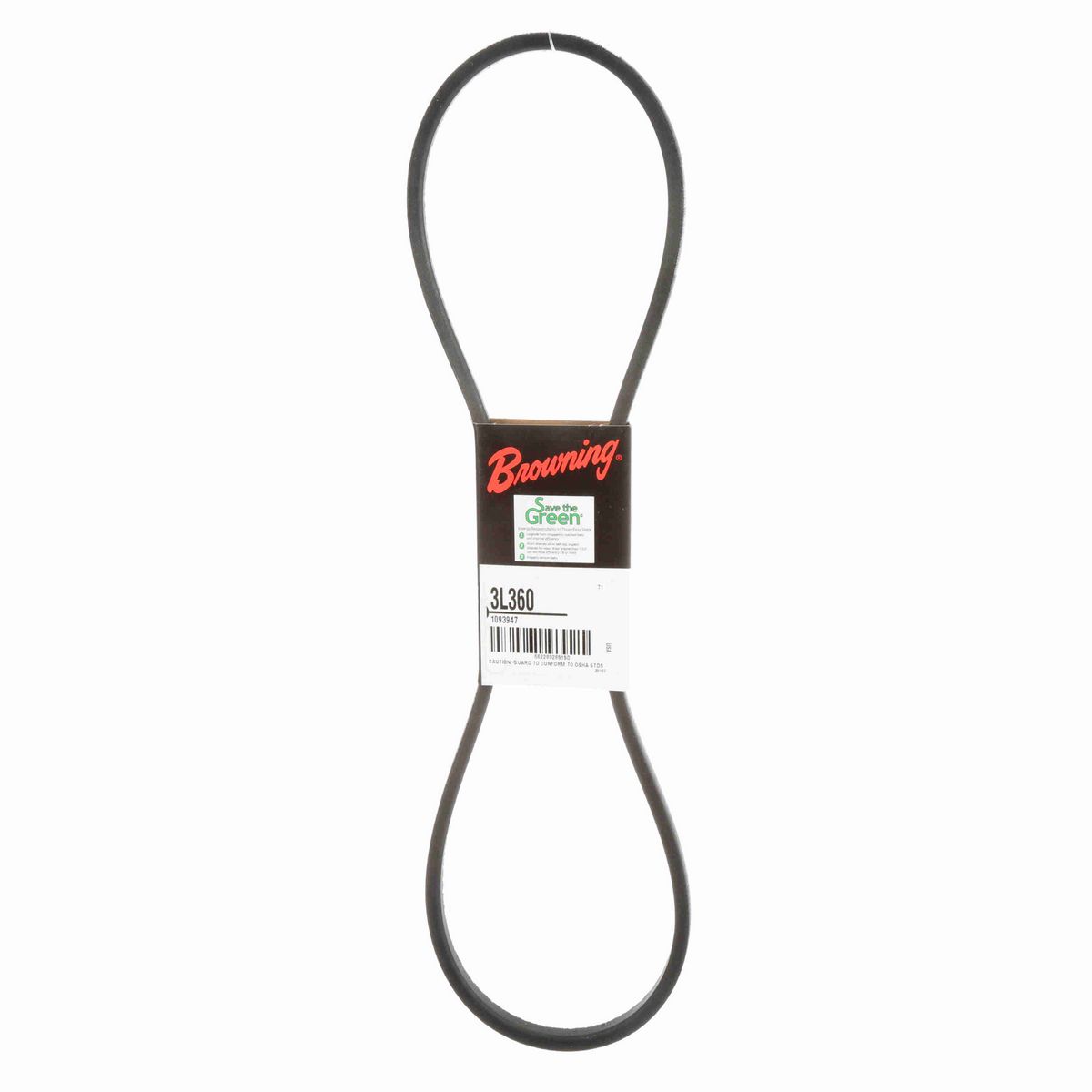 Browning Rubber FHP Belt - 3L360