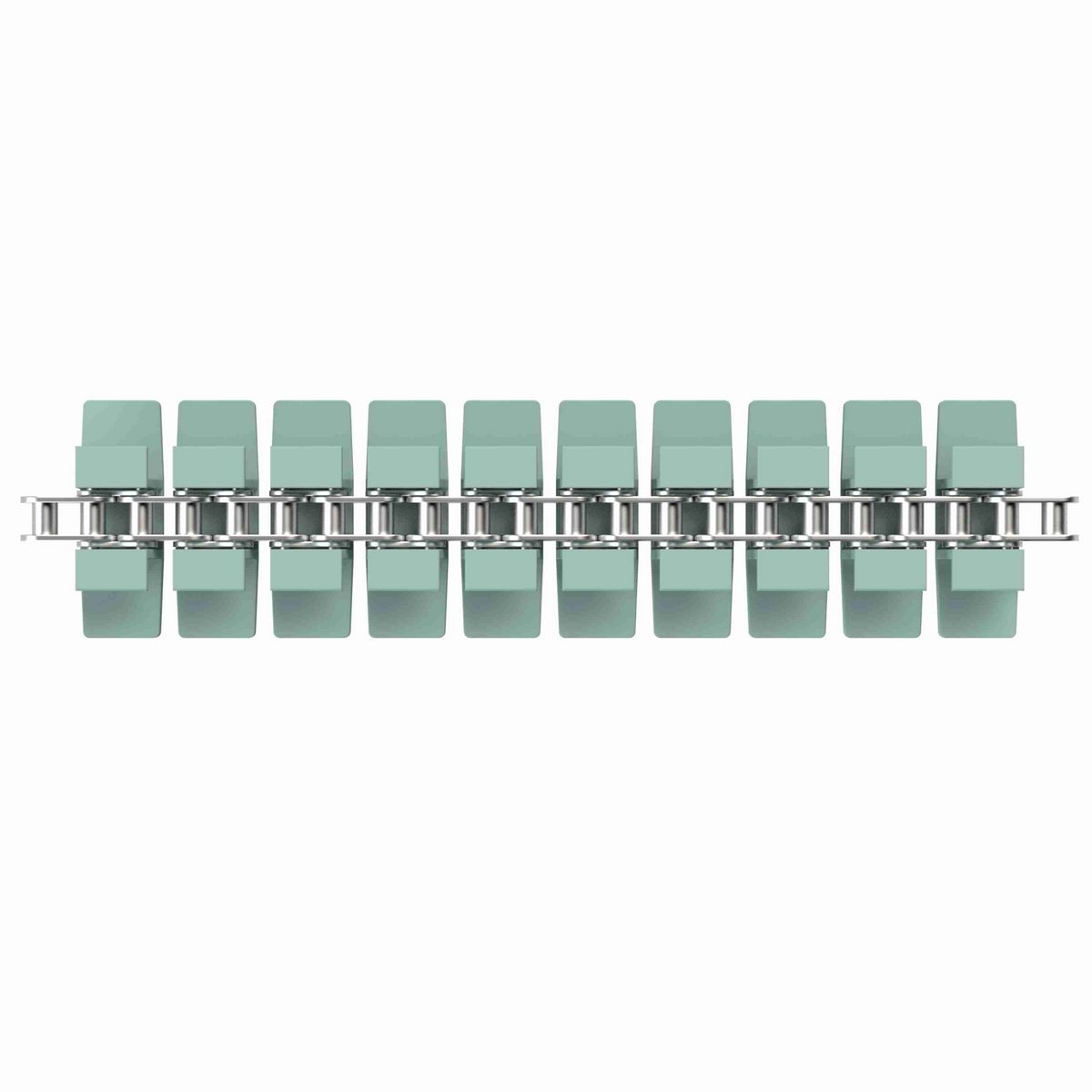 1873TAB SideGrip™ Side-flexing, Material: Heat Stabilized (Green), Width: 3.75in, Pitch: 1.5in - 81426451