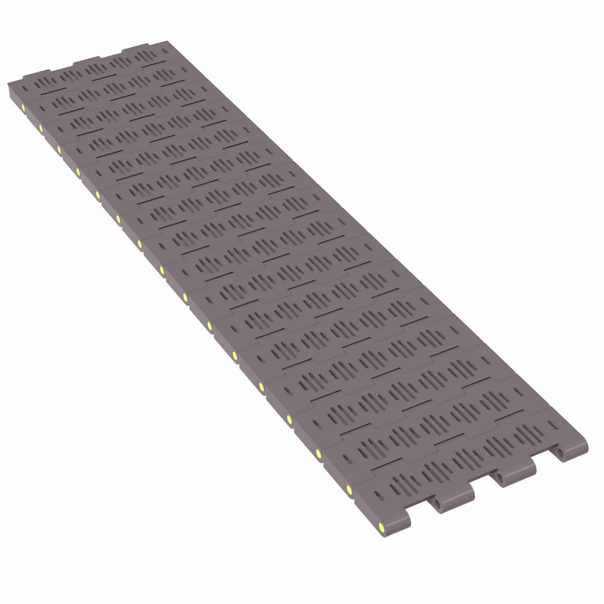 5706 Straight Running Flush Grid, Material: Brown High Performance, Width: 6in, Pitch: 1.5in - 81416773