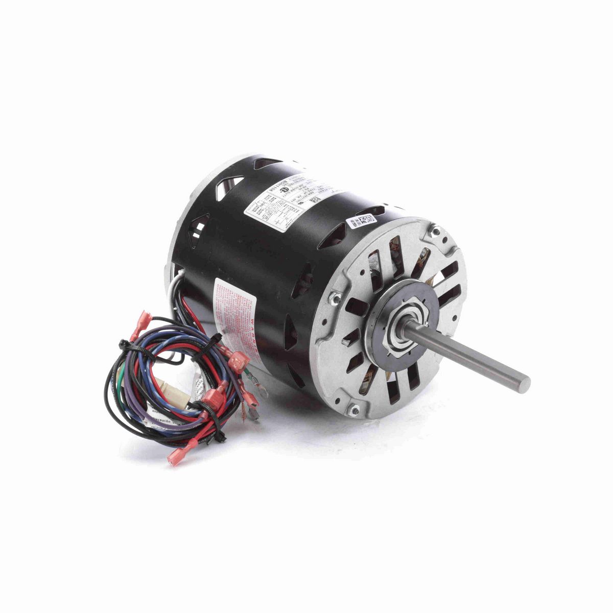 Fan and Blower Motor, 1 HP, 1 Ph, 60 Hz, 460 V, 1100 RPM, 3 Speed, 48 Frame, OPEN - BDH1106