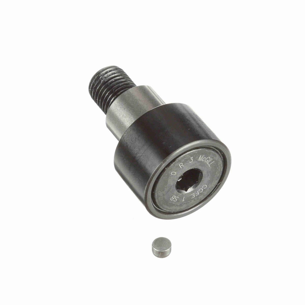 Опорный ролик с цапфой McGill CAMROL CCFE 1 SB, бочкообразный, с уплотнением, с шестигранным отверстием, дюймовый