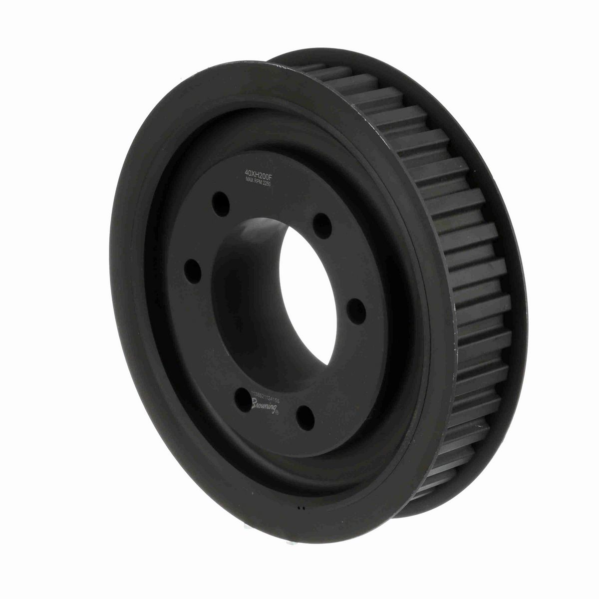 Browning Steel Bushed Bore Gearbelt Pulley - 40XH200F