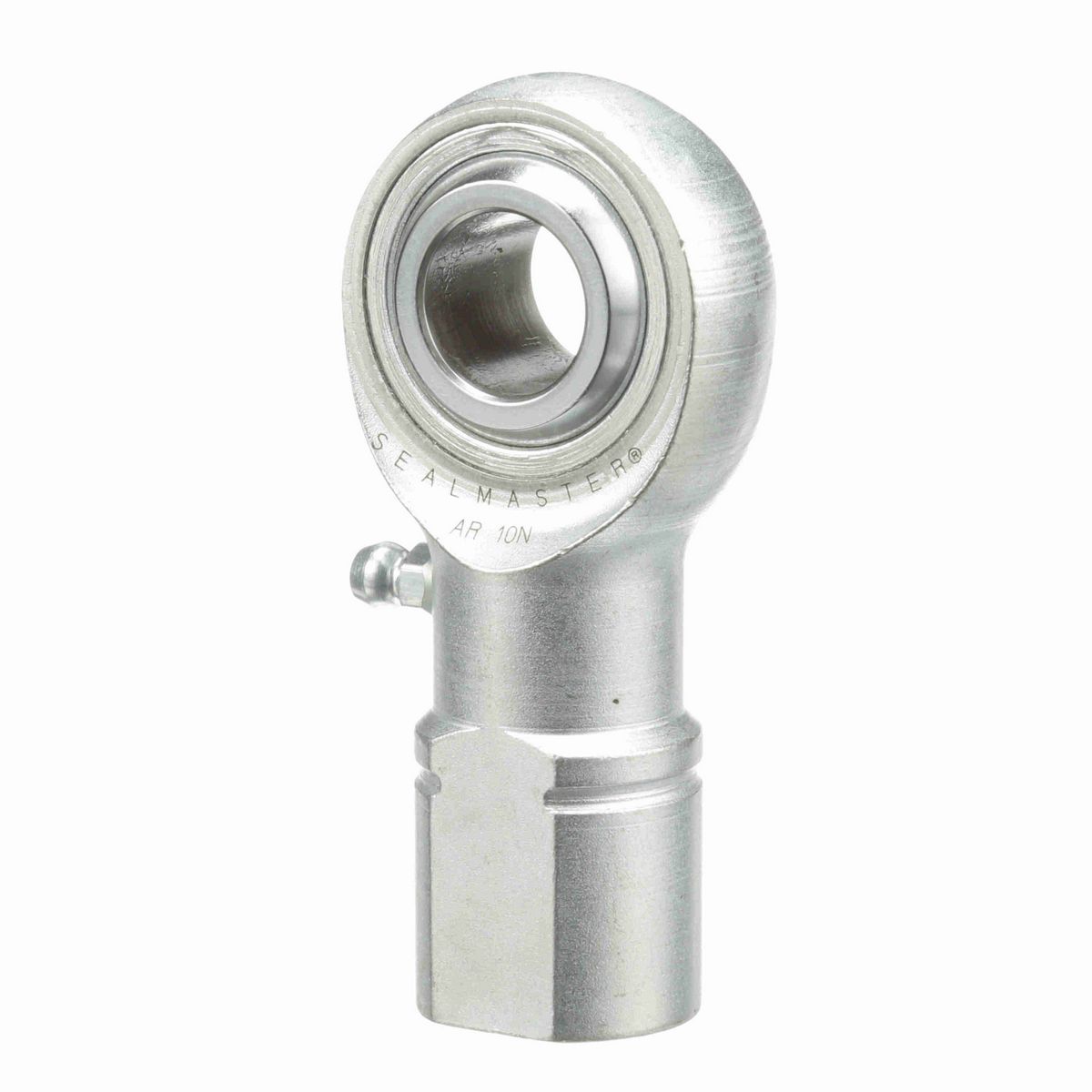Female Rod End Bearing - Three-Piece Greasable Carbon Steel Race - AR 10N