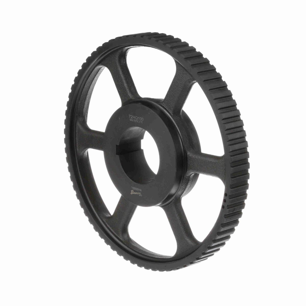 Browning Steel Bushed Bore Gearbelt Pulley - 72HQ100