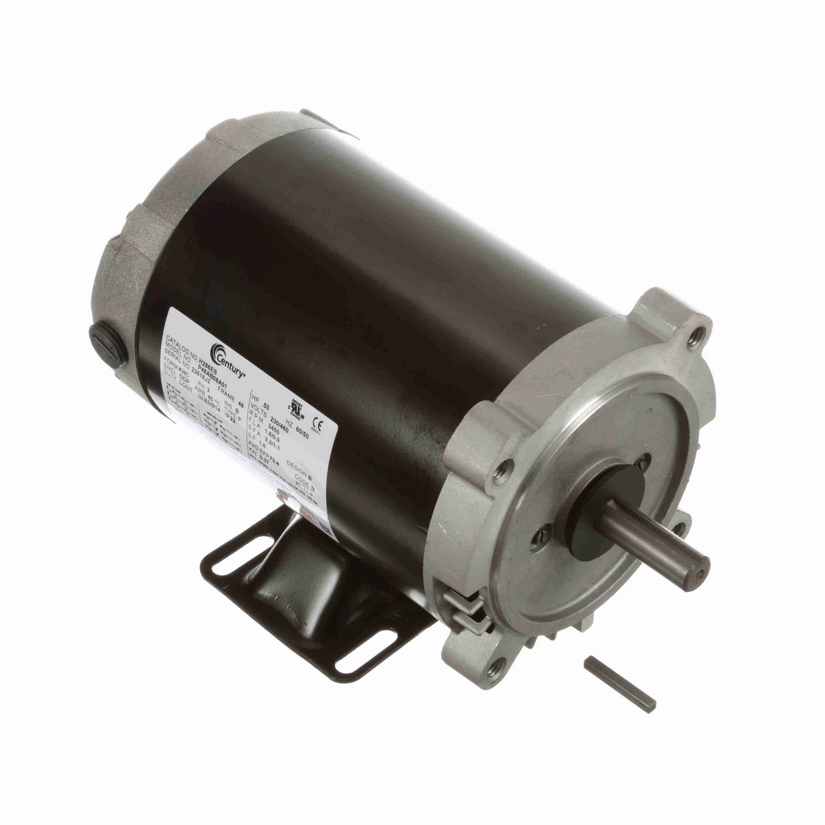 General Purpose Motor, .50 HP, 3 Ph, 60 Hz, 230/460 V, 3600 RPM, 48 Frame, ODP - H286ES
