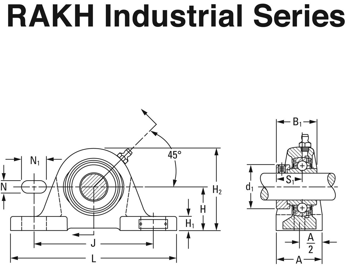 Подшипник Timken RAKH1 1/4