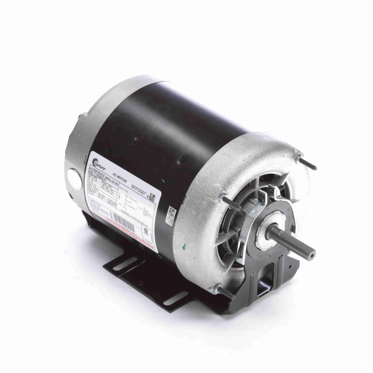 Fan and Blower Motor, 1/3-1/8 HP, 1 Ph, 60 Hz, 115 V, 1800 RPM, J56Z Frame, DP - SGF2034V2