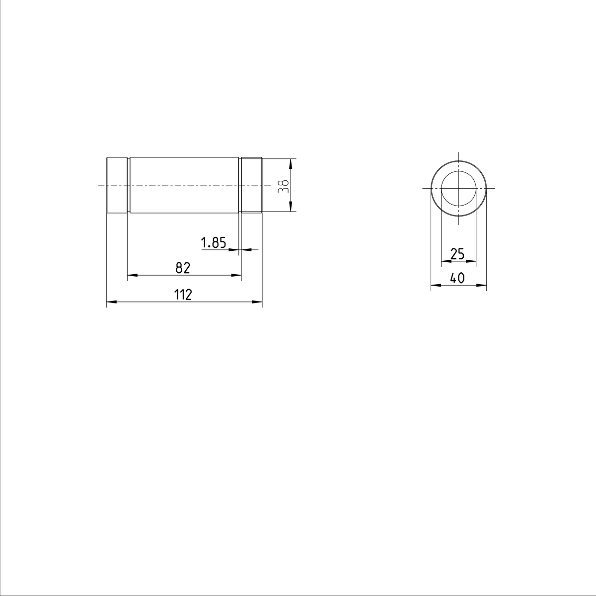 Стандартная линейная втулка Bosch Rexroth KBMT-25-DD [R065052500]