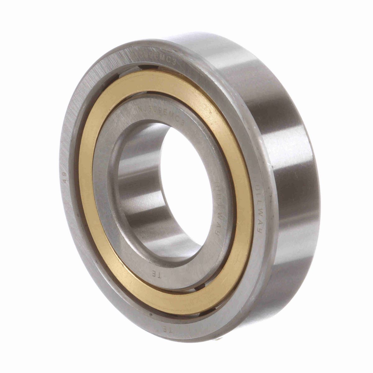 Radial Cylindrical Roller Bearing – Caged Roller - Straight Bore - Unsealed - NJ 309 EM C3