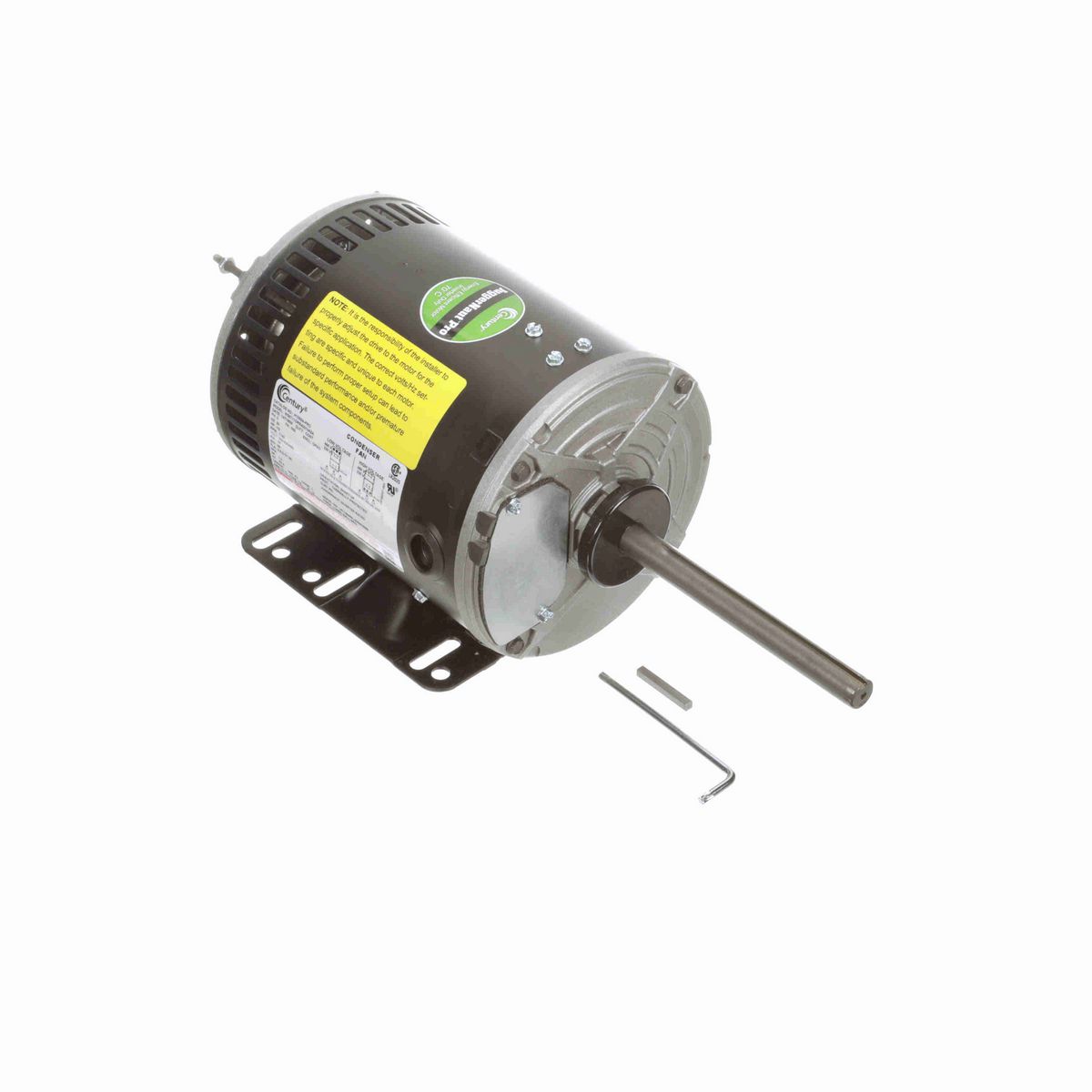 JuggerNaut® Pro Condenser Fan Motor, 1/2 HP, 3 Ph, 60 Hz, 230/460 V, 1200 RPM, 56Z Frame, OPAO - H1055A-PRO