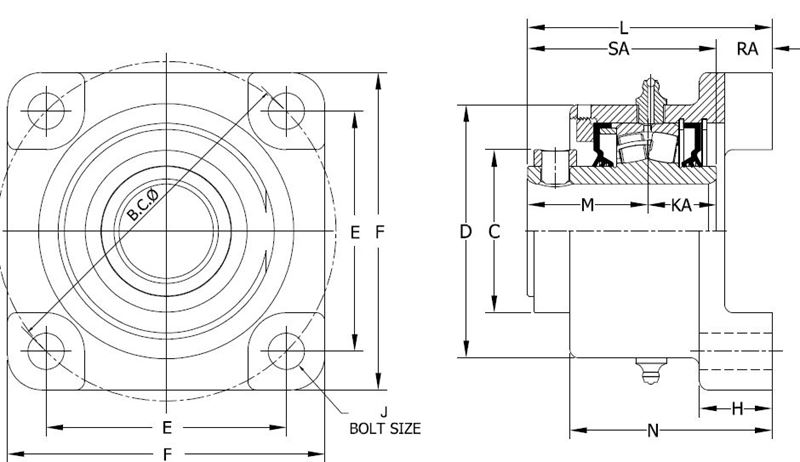 Подшипник Timken QAFE11A055SS