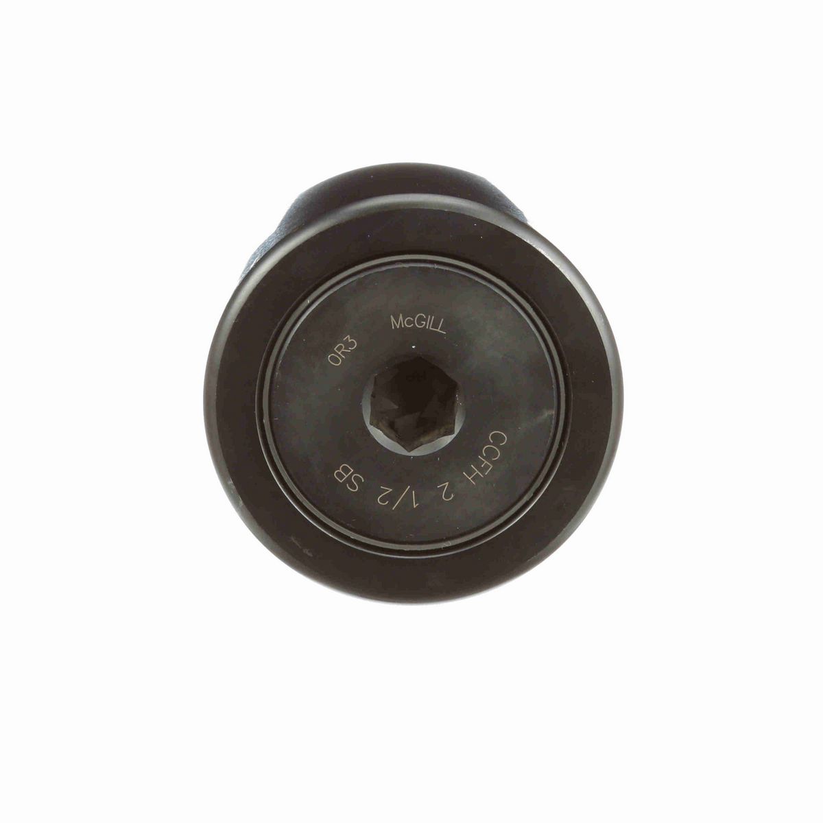 Опорный ролик с цапфой McGill Heavy Stud CAMROL CCFH 2 1/2 SB, бочкообразный, с уплотнением, с шестигранным отверстием, дюймовый