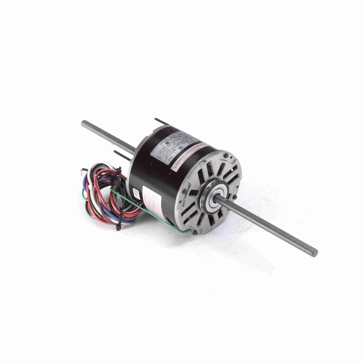 Fan Coil & Air Conditioner Motor, 1/3 HP, 1 Ph, 60 Hz, 208-230 V, 1625 RPM, 3 Speed, 48 Frame, SEMI ENCLOSED - RA1034