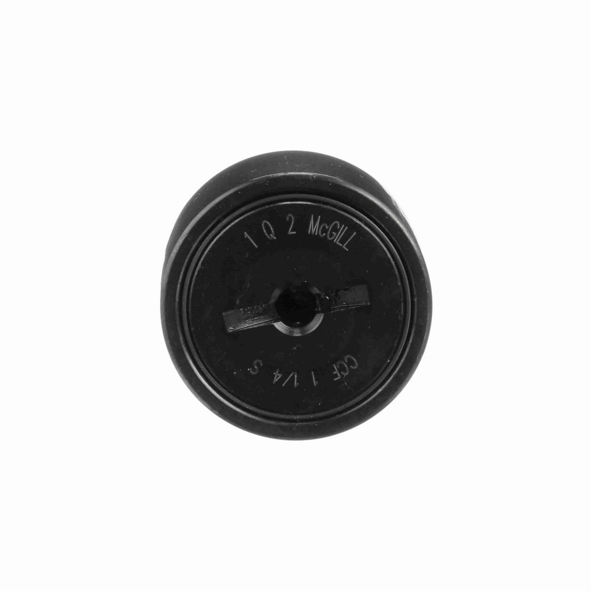 Опорный ролик с цапфой McGill CAMROL CCF 1 1/4 S, бочкообразный, с уплотнением, со шлицем под отвёртку, дюймовый