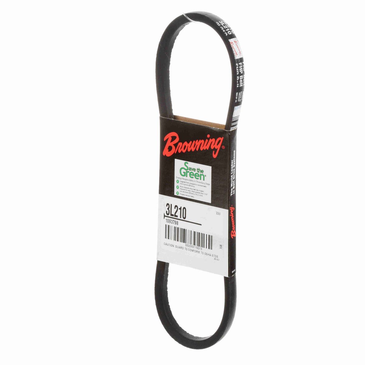 Browning Rubber FHP Belt - 3L210