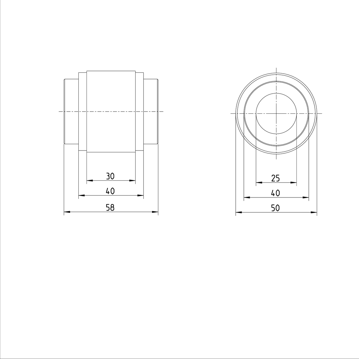Вращающаяся линейная втулка с игольчатым подшипником Bosch Rexroth KBRON-25-DD [R066702500]