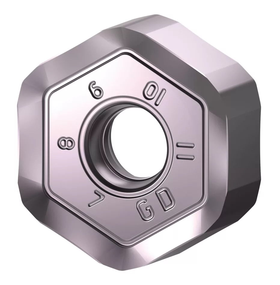 Face milling insert with twelve cutting edges Kennametal Dodeka - Carbide Insert - HNPJ-GD - Medium Machining [6970329]