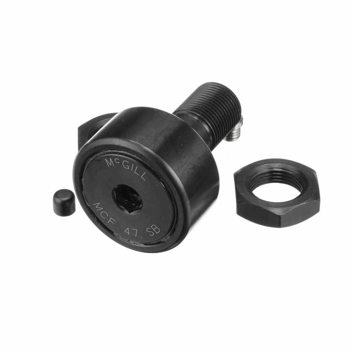Опорный ролик с цапфой McGill CAMROL MCFE 47 SBX, цилиндрический, с уплотнением, с шестигранным отверстием, метрический