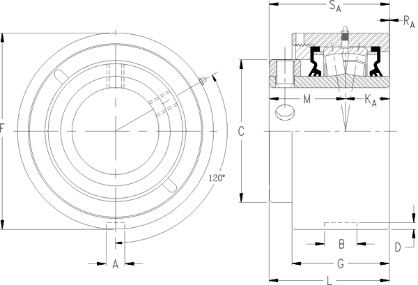 Подшипник Timken QAMC18A308S