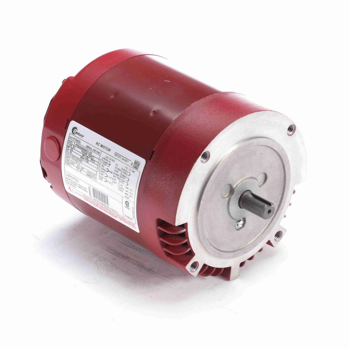 Circulator Pump Motor, 3/4 HP, 3 Ph, 60 Hz, 208-230/460 V, 1800 RPM, H56CZ Frame, DP - H1042L