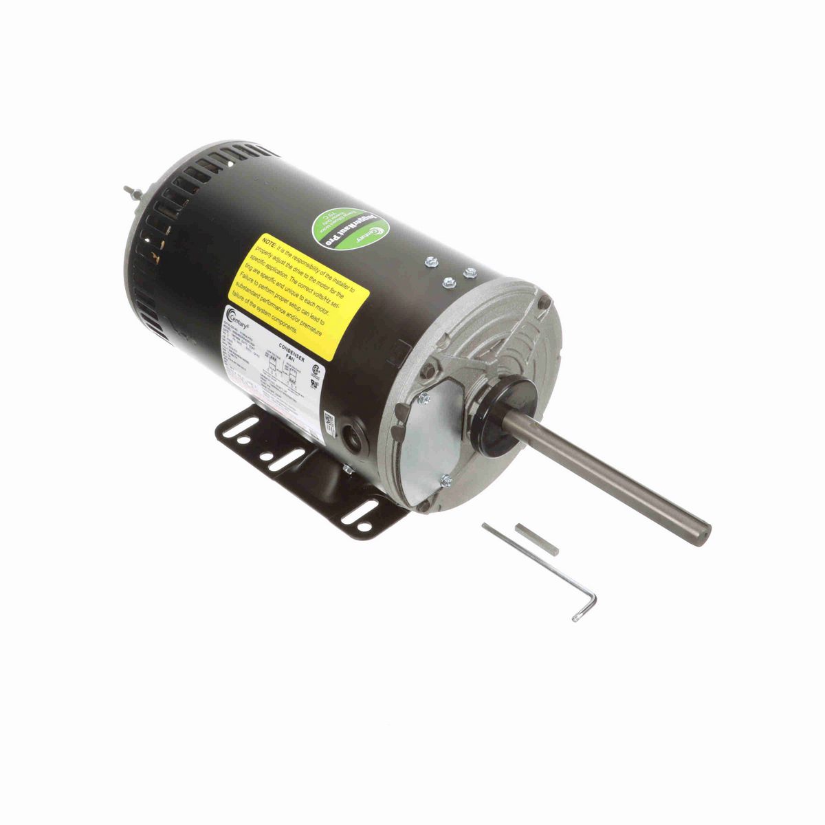 JuggerNaut® Pro Condenser Fan Motor, 1.5&1 HP, 3 Ph, 60/50 Hz, 230/460&190/380 V, 56HZ Frame, OPAO - H1054A-PRO