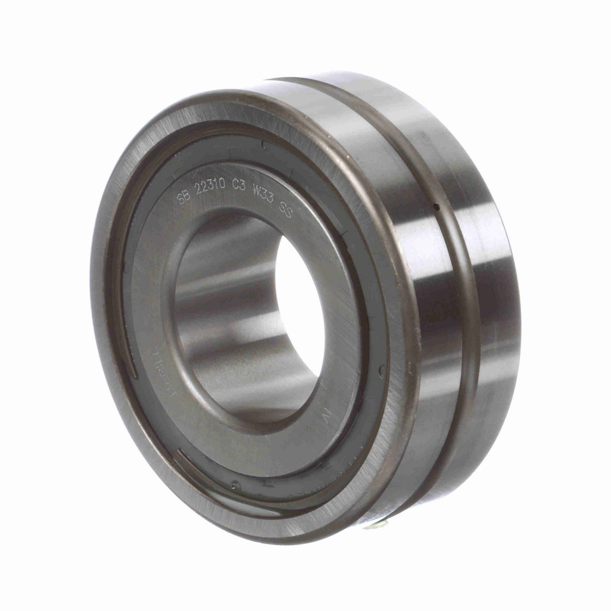 Радиальный сферический роликоподшипник McGill SPHERE-ROL SB 22310 C3 W33 SS, с цилиндрическим отверстием, с уплотнением