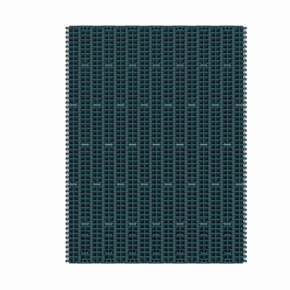1000FT Straight Running Solid Top, Material: Green Low Friction Acetal, Width: 850mm, Pitch: 1in - 873.27.19