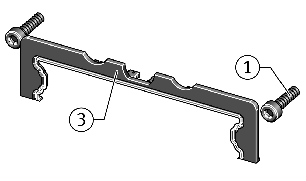 Направляющая INA KIT.KWVE30-W-100
