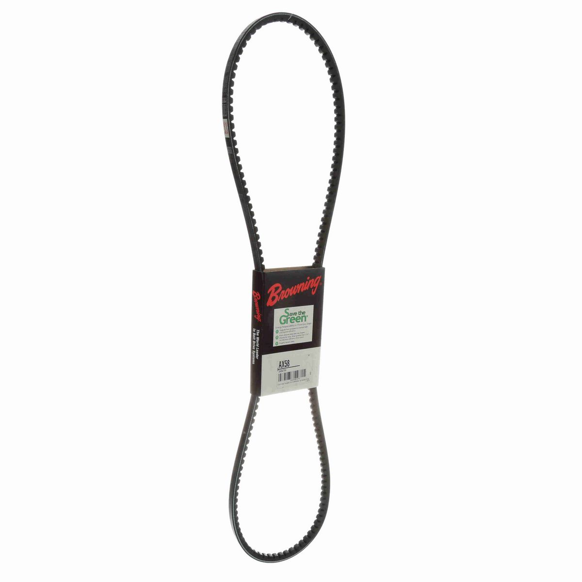 Browning EPDM Notched Belt 98% Efficient - AX58