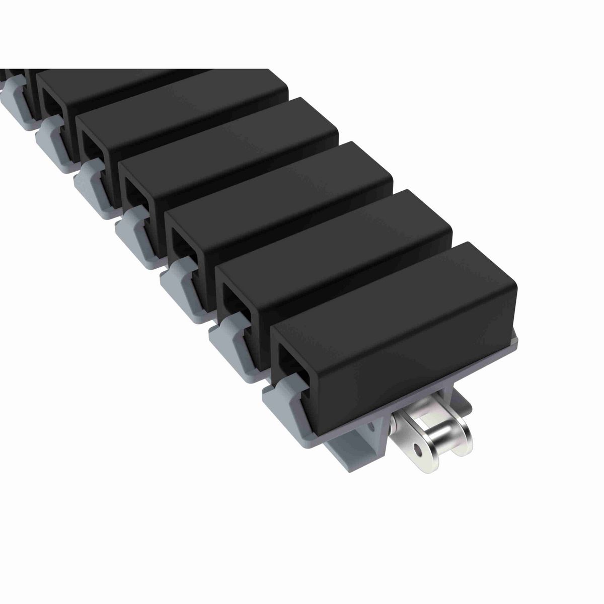 1873TAB SideGrip™ Side-flexing, Material: Silver Platinum Series, Width: 3.75in, Pitch: 1.5in - 81430577