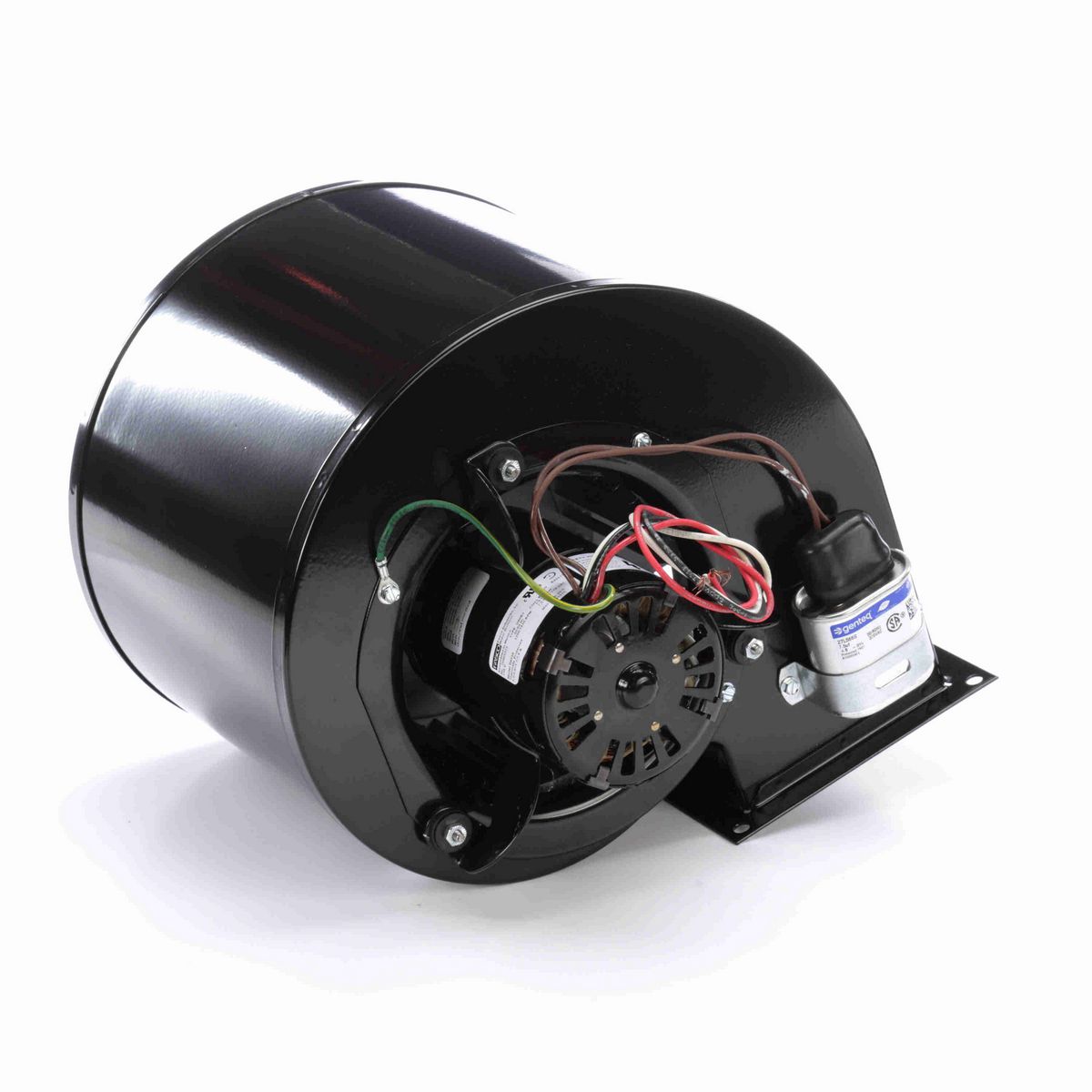 FASCO Rectangular Outlet Permanent Split Capacitor Centrifugal Blower, 115 Volts, Flange: Yes - D9459
