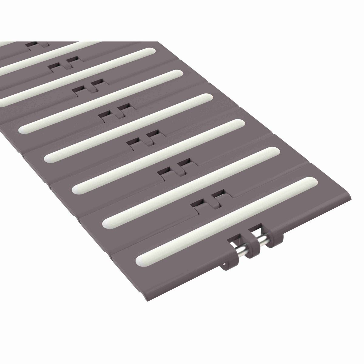 820 RubberTop Straight Running RubberTop®, Material: Brown High Performance, Width: 6in, Pitch: 1.5in - 81416213