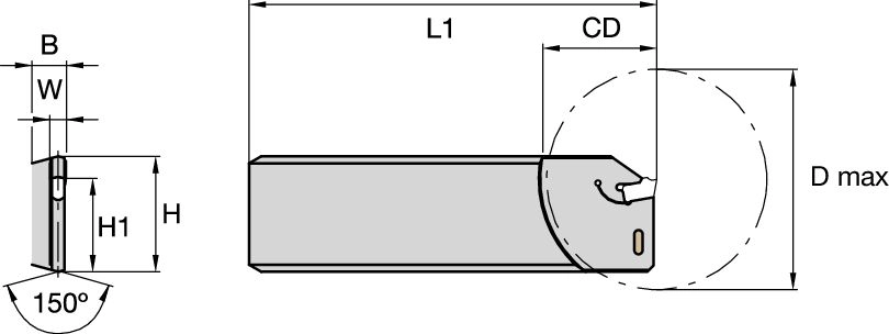 A2 Cut-Off Blades Kennametal A2BHC [1878102]