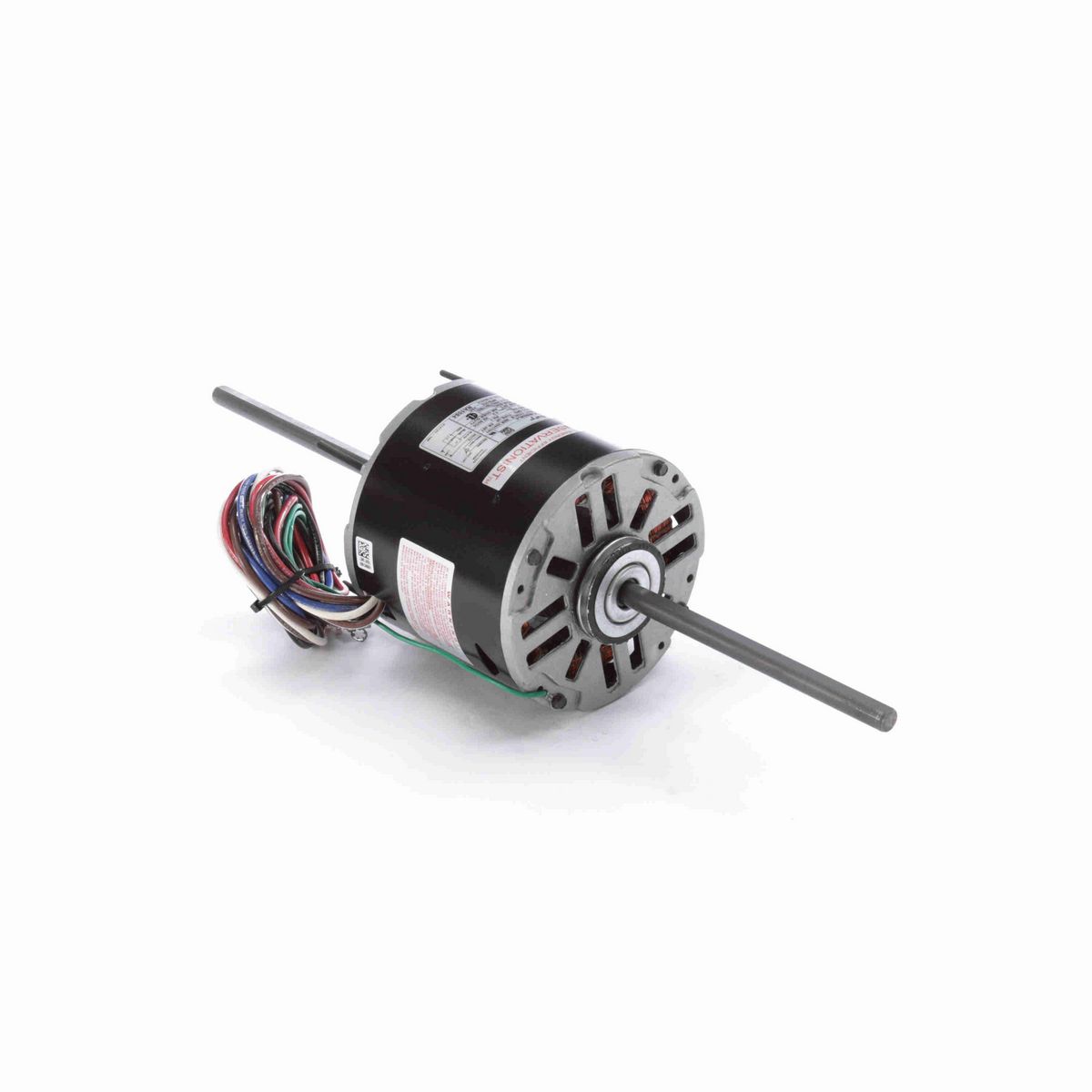 Fan Coil & Air Conditioner Motor, 1/2 HP, 1 Ph, 60 Hz, 208-230 V, 1625 RPM, 3 Speed, 48 Frame, SEMI ENCLOSED - RA1054