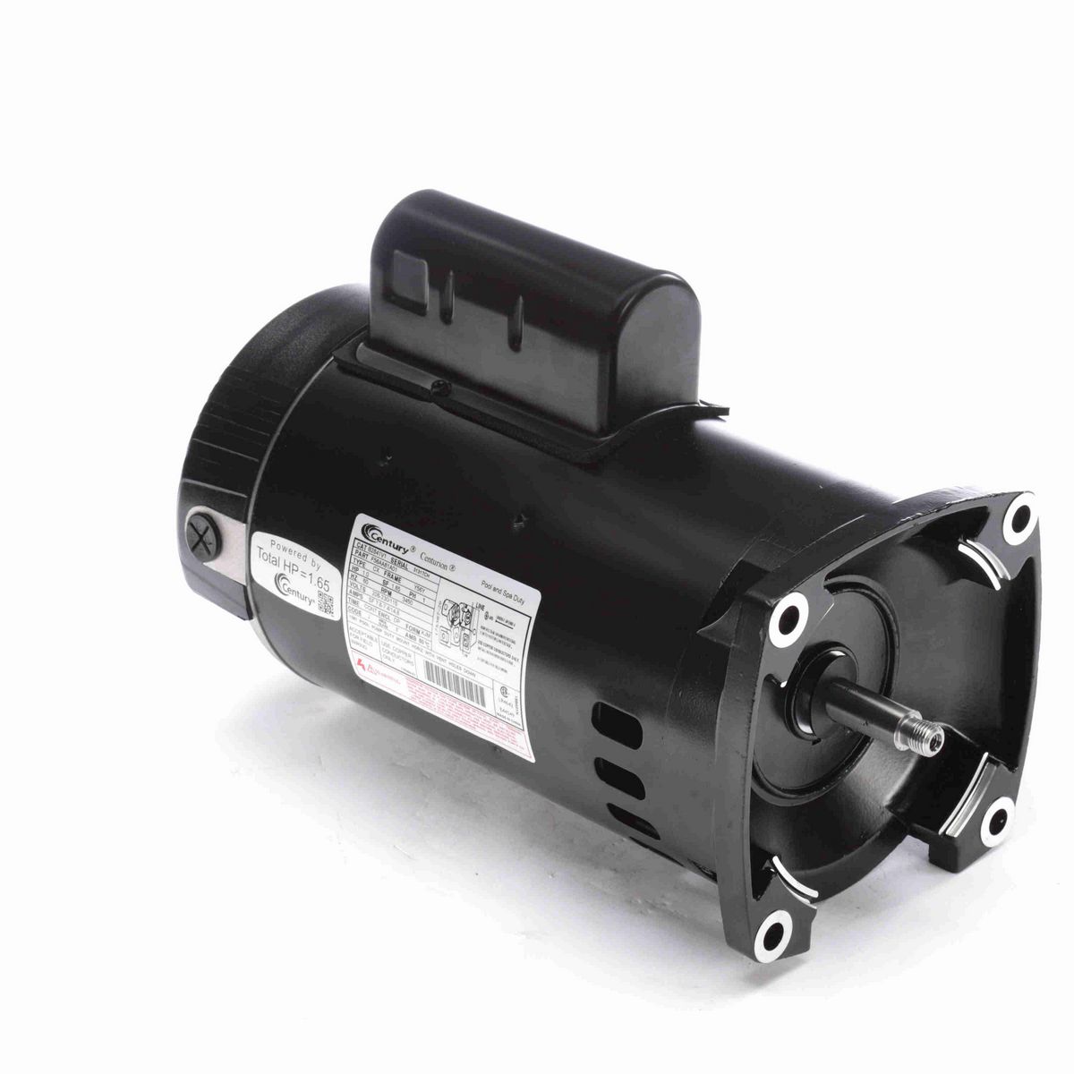 Pool Pump Motor, 1.0 HP, 1 Ph, 60 Hz, 208-230/115 V, 3600 RPM, Y56Y Frame, DP - B2841V1