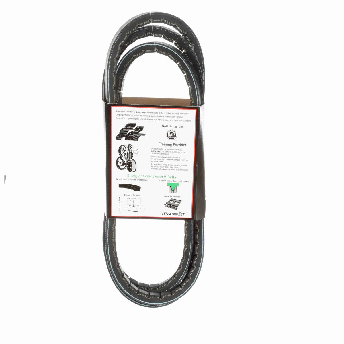 Browning EPDM Notched Belt 98% Efficient - 5VX1030