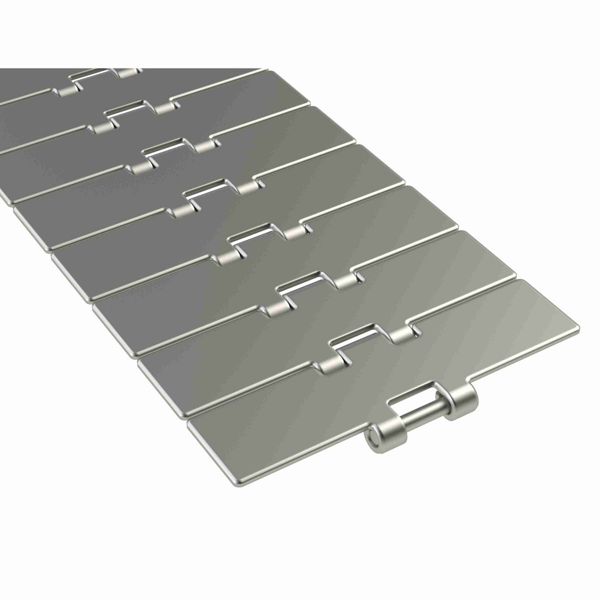 Rexnord 815 Straight Running Solid Top, Material: Carbon Steel, Width: 7.5in, Pitch: 1.5in - 762.93.72