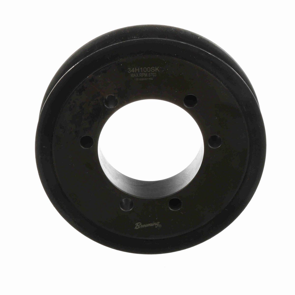 Browning Steel Bushed Bore Gearbelt Pulley - 34H100SK