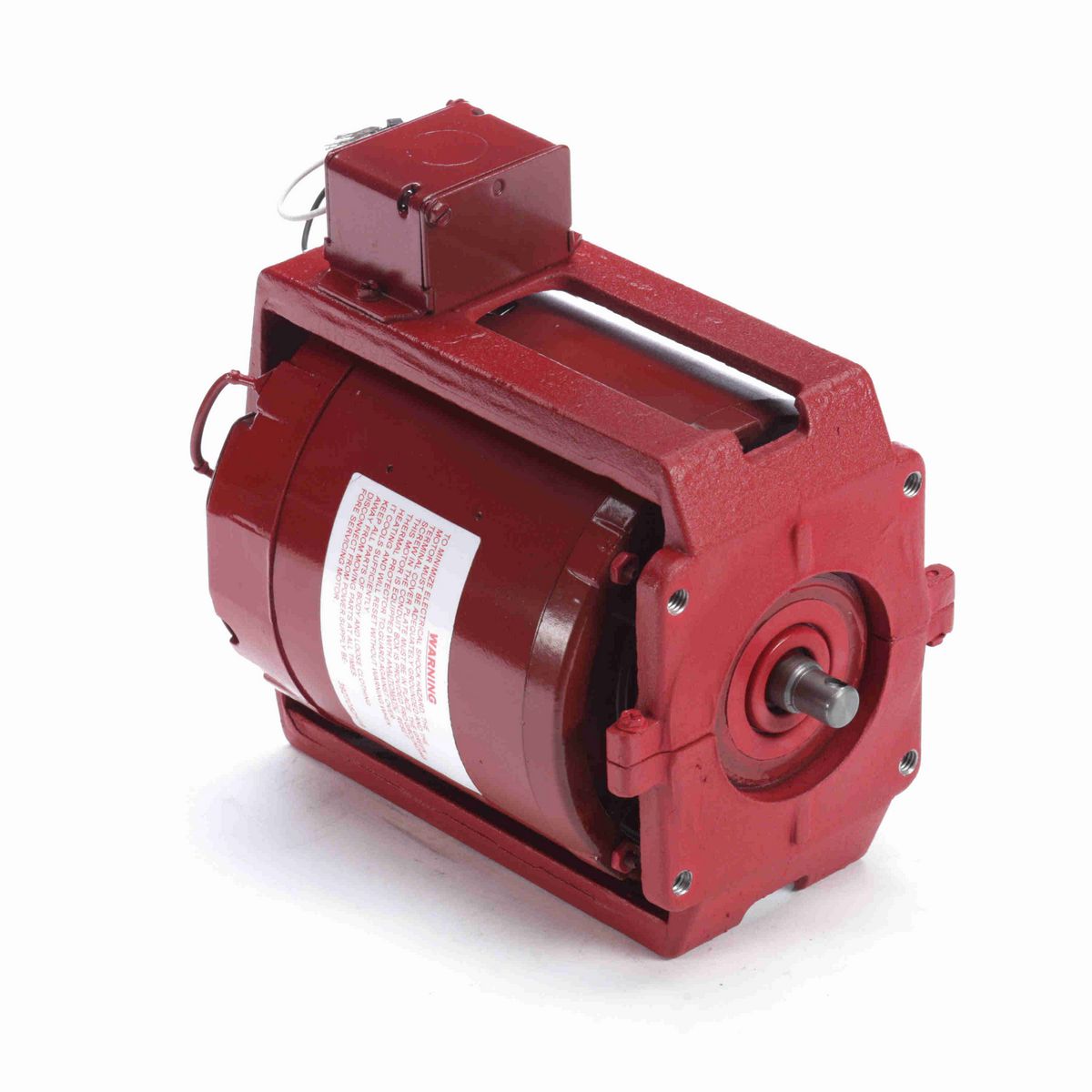 Circulator Pump Motor, 1/6 HP, 1 Ph, 60 Hz, 115 V, 1800 RPM, 48Z Frame, ODP - HW2014BL