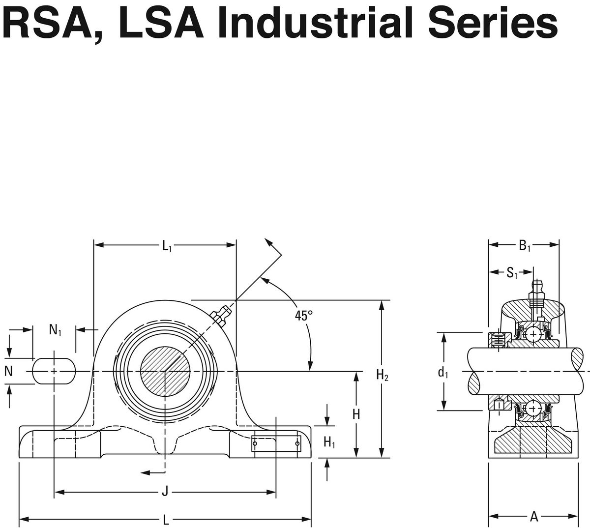 Подшипник Timken RSA1 1/4