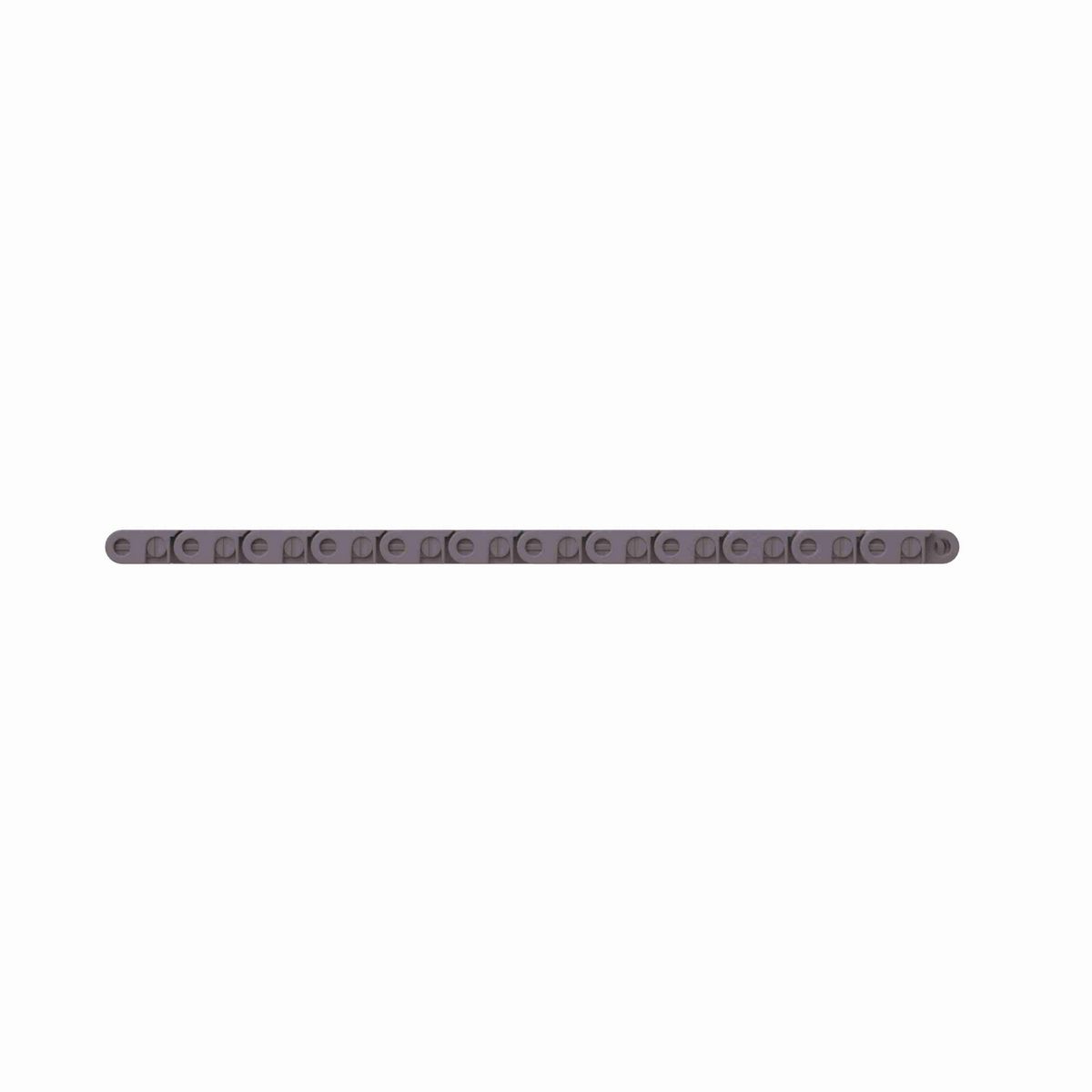 7705 Straight Running Solid Top, Material: Brown High Performance, Width: 30in, Pitch: 1in - HP7705-30