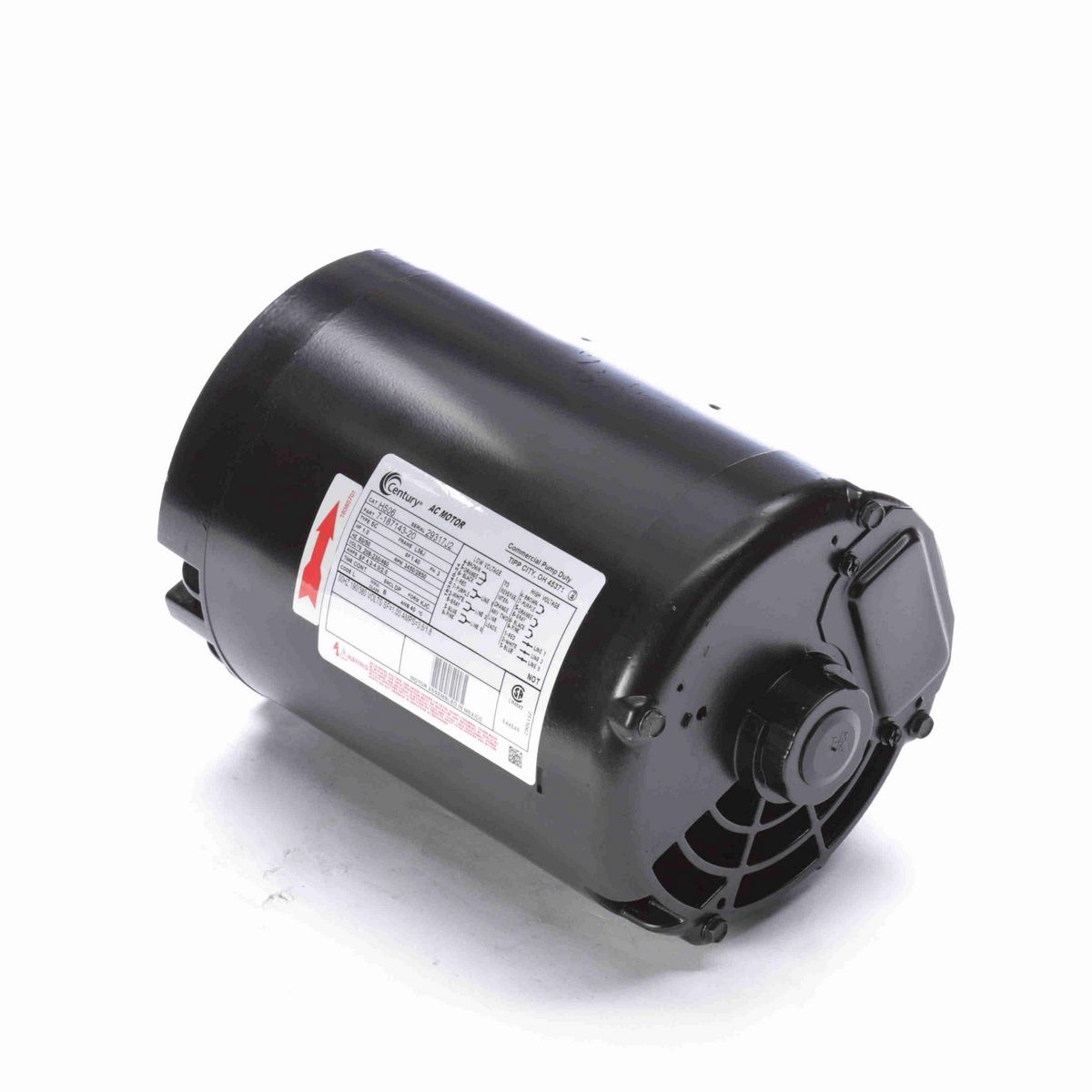 General Purpose Pump Motor, 1.0 HP, 3 Ph, 60 Hz, 208-230/460 V, 3600 RPM, L56J Frame, DP - H506