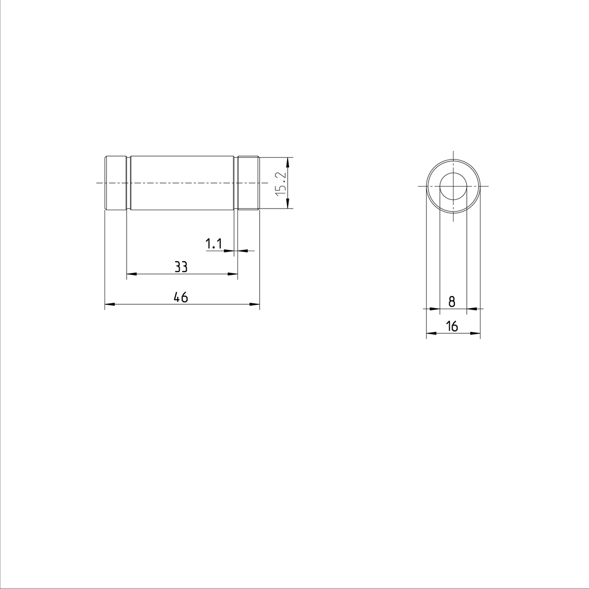 Стандартная линейная втулка Bosch Rexroth KBMT-8-DD [R065050800]