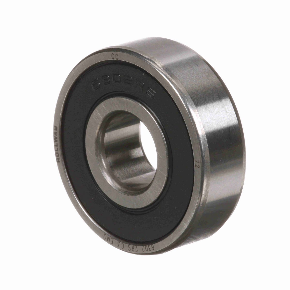 Radial Ball Bearing - Straight Bore - Sealed - 6302 2RS C3 EMQ