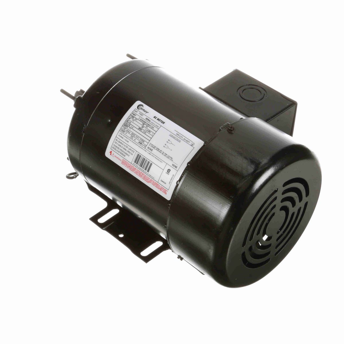 General Purpose Motor, 1/2 HP, 1 Ph, 60 Hz, 115 V, 1800 RPM, 56 Frame, TEFC - F450