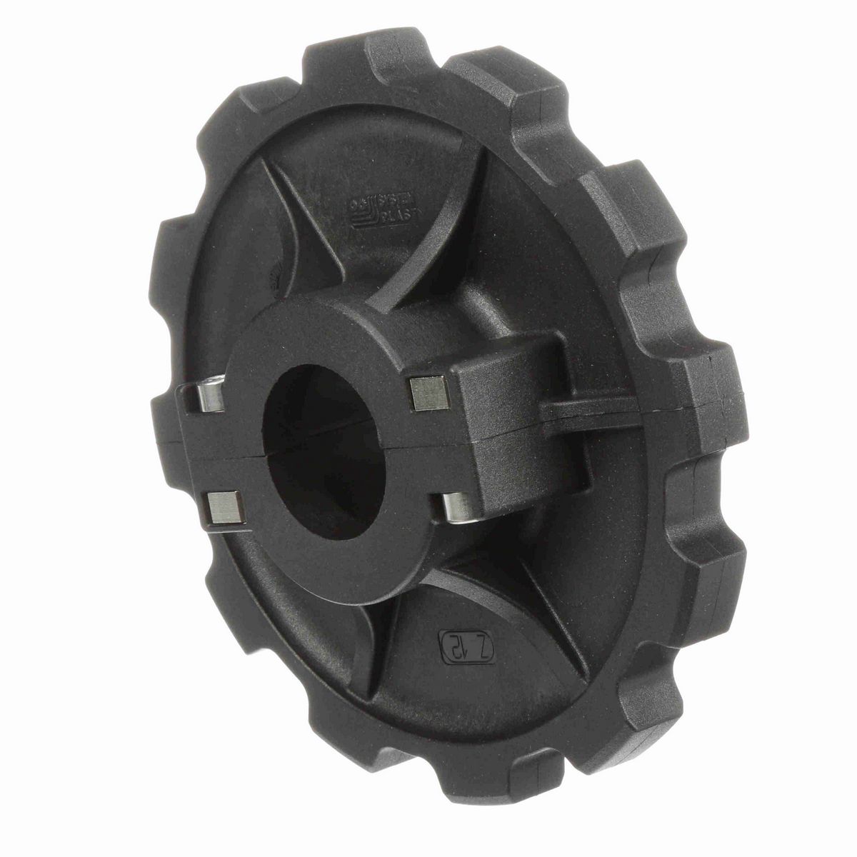 880 Series Split Molded Sprocket with 12 Teeth and a 1-1/2in Round Idler Bore - 880-12R1.5-RS