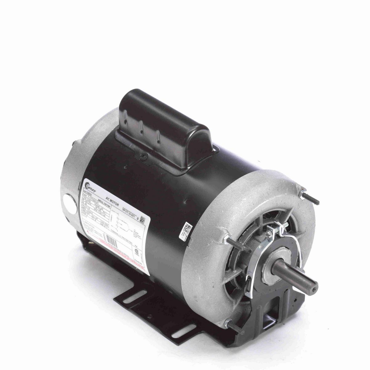 Fan and Blower Motor, 3/4-.210 HP, 1 Ph, 60 Hz, 115 V, 1800 RPM, L56 Frame, DP - C533